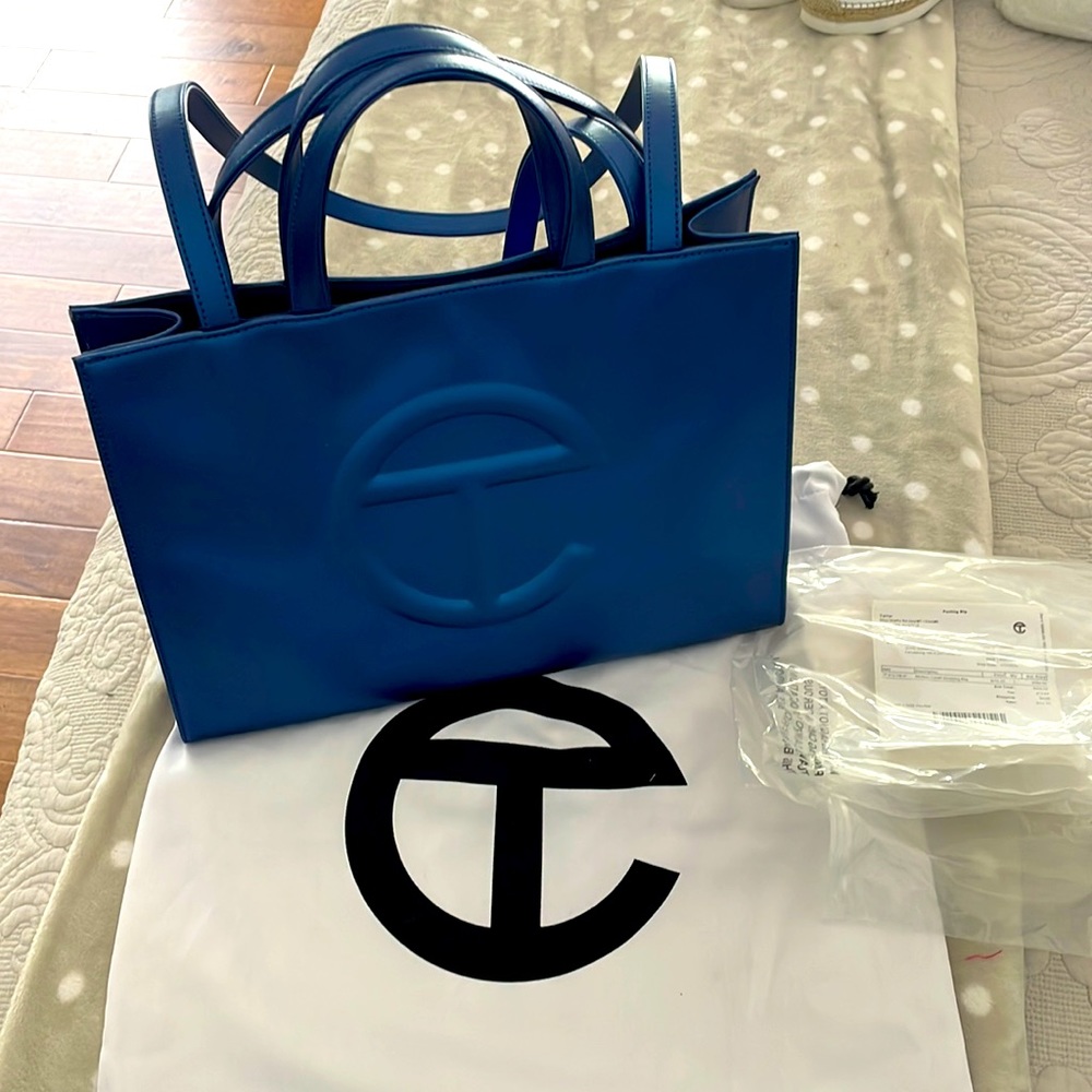 Telfar Cobalt Blue Medium Shopper